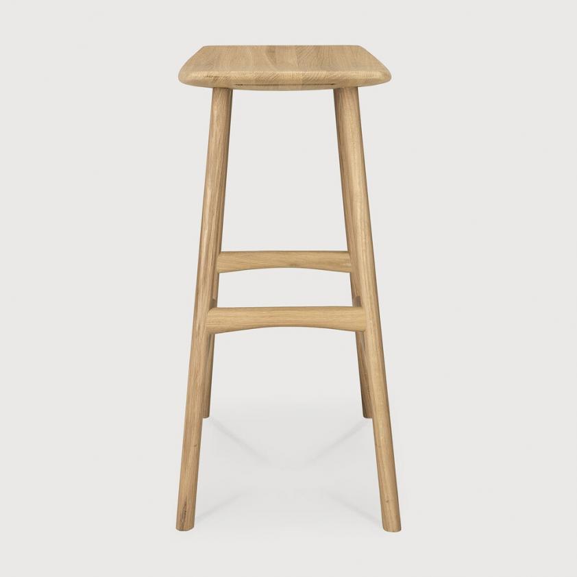 Tabouret de bar Osso en chêne huilée H67, Ethnicraft