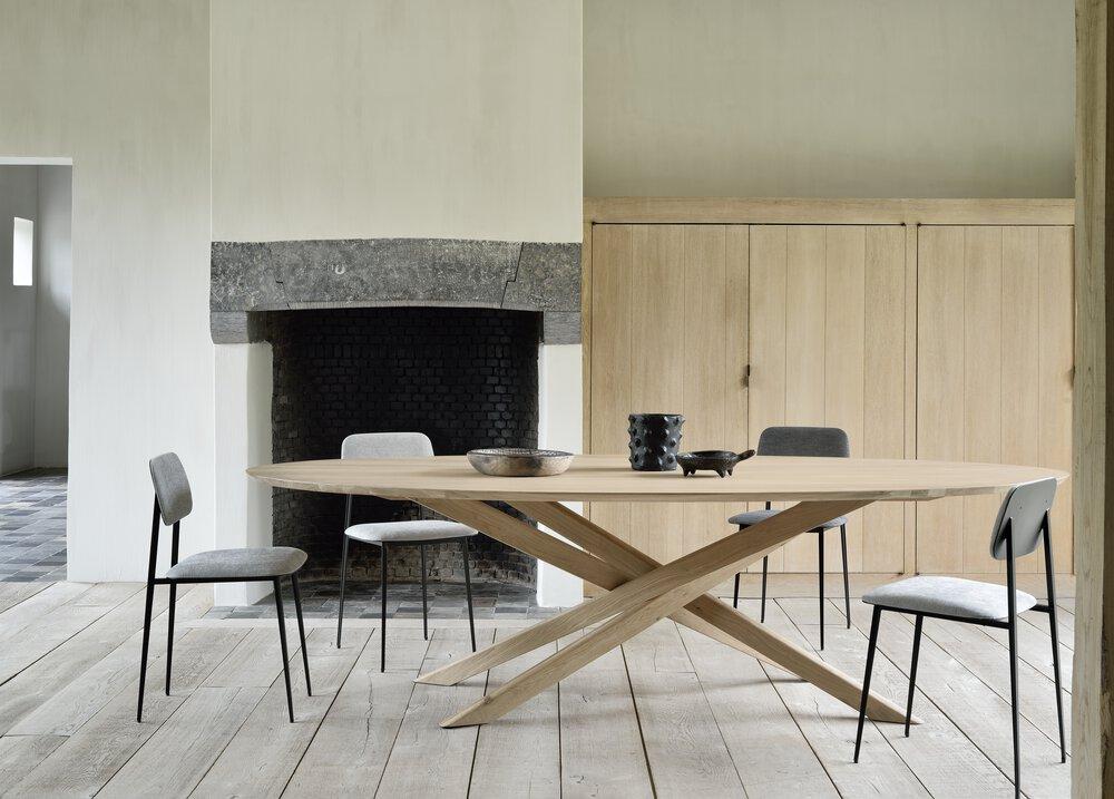 Table Mikado Ovale en chêne, Ethnicraft