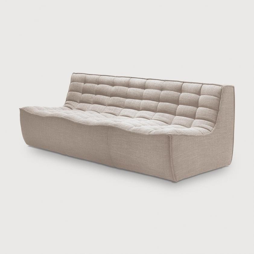 Canapé N701 - 3 places - beige, Ethnicraft