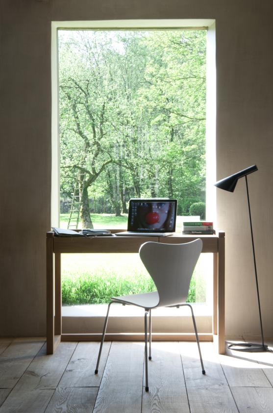 Bureau Frame en chêne 2 tiroirs, Ethnicraft