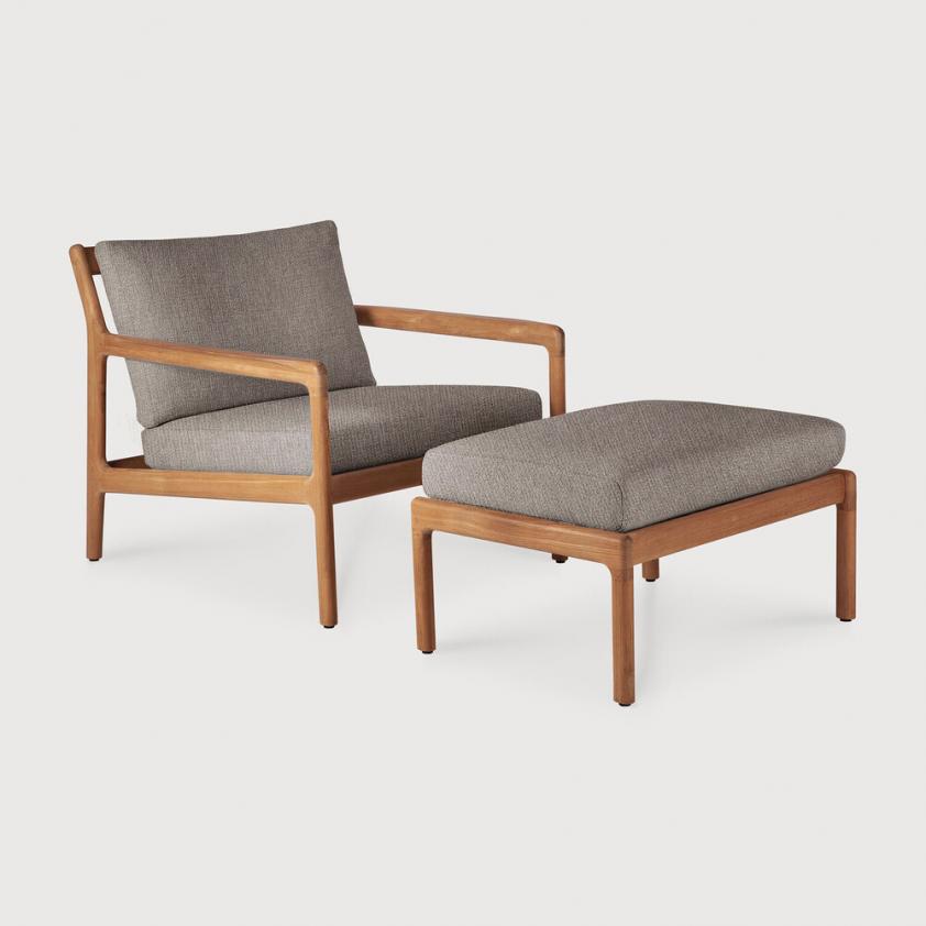 Repose-pieds de jardin Jack en teck , Ethnicraft