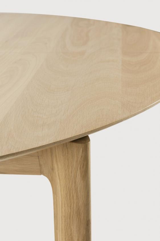 Table à rallonge ronde Bok en chêne, Ethnicraft