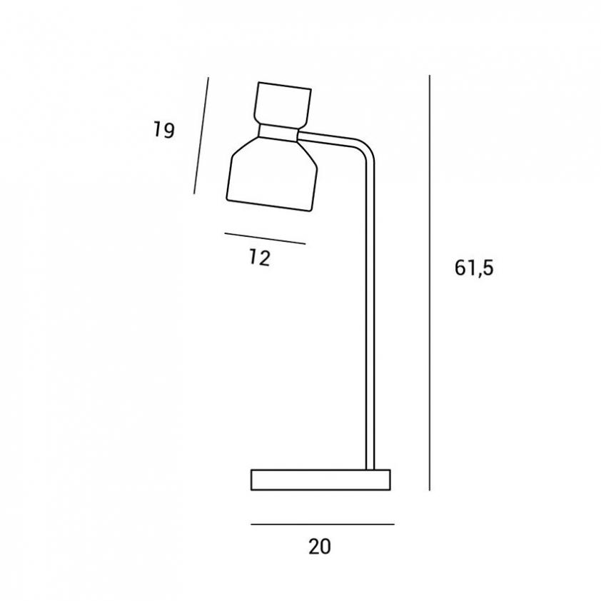 Lampe de table Fifty, Miloox