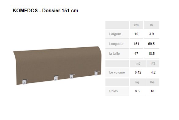 Fauteuil salon KOMFY avec coussins assise et dossier, Sifas