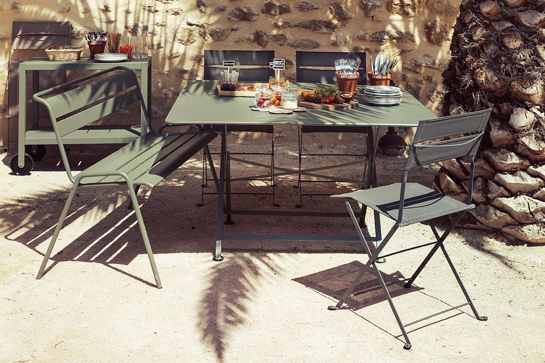 Banc 2/3 places Monceau, Fermob