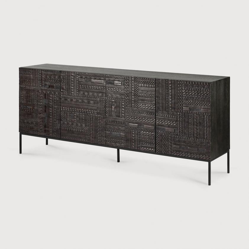 Buffet Tabwa en teck noir, Ethnicraft