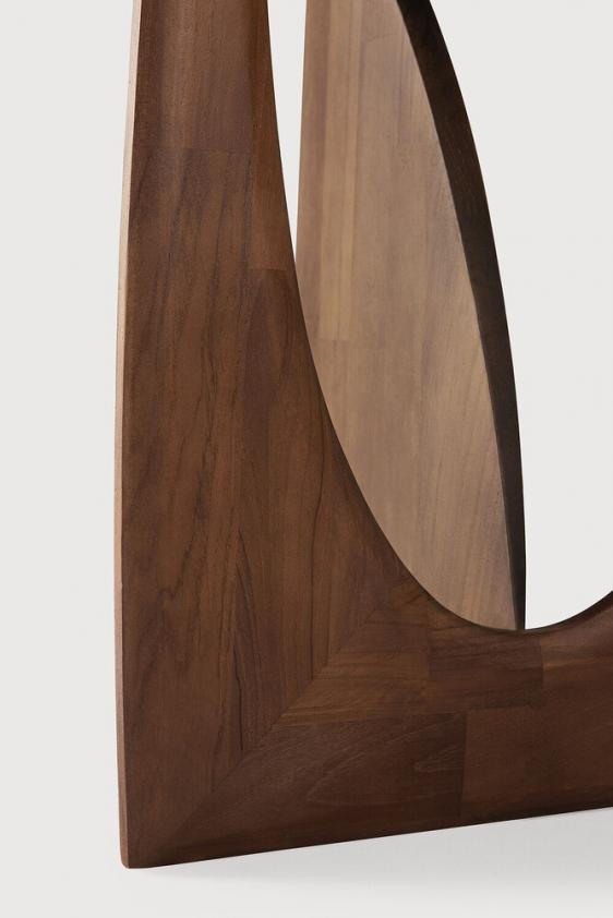 Table d&#039;appoint Geometric en teck - brun, Ethnicraft