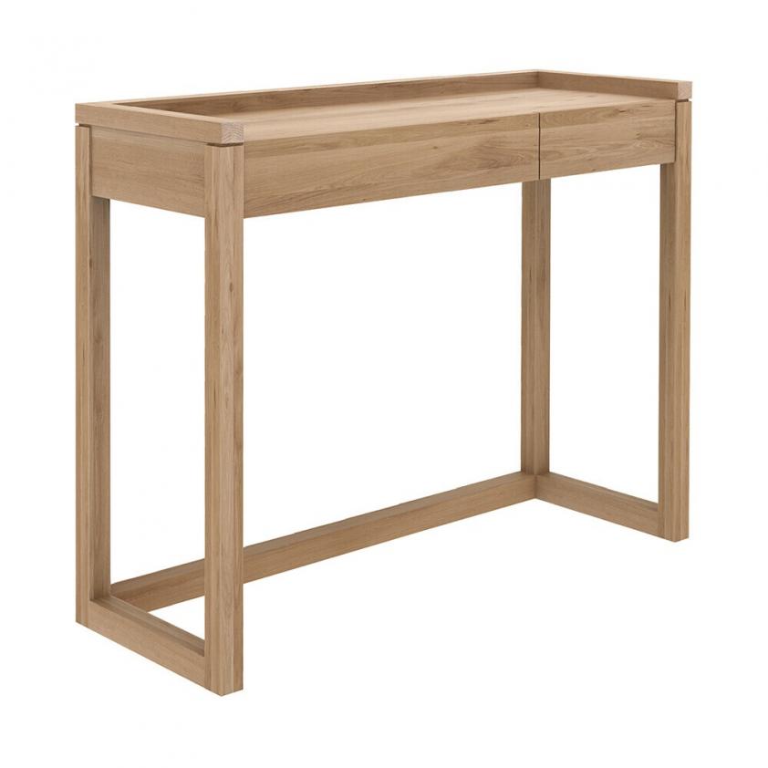 Bureau Frame en chêne 2 tiroirs, Ethnicraft