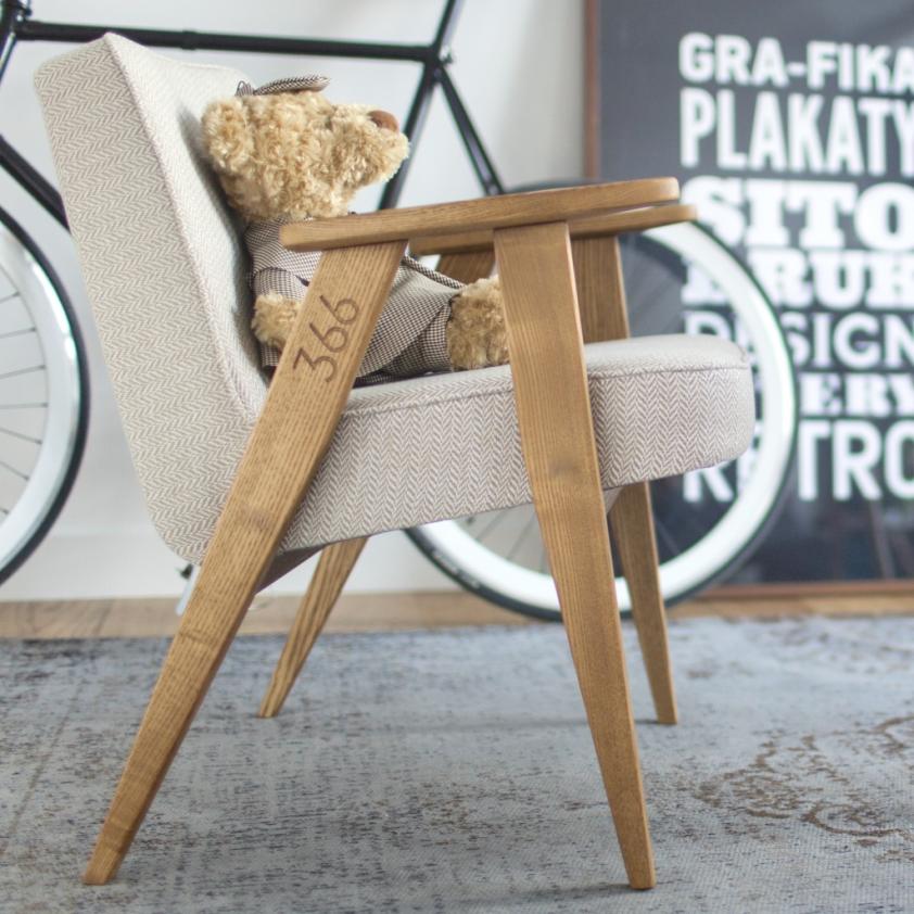 Fauteuil junior 366 Tweed, 366 Concept