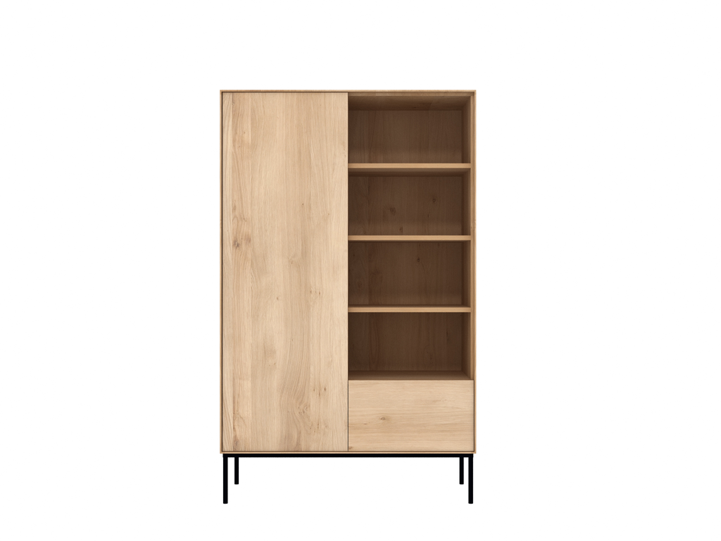 Armoire Blackbird en chêne - 1 porte, 1 tiroir - vernis., Ethnicraft