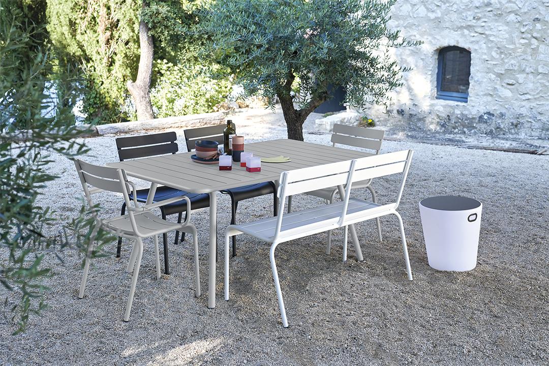 Banc avec dossier Luxembourg , Fermob