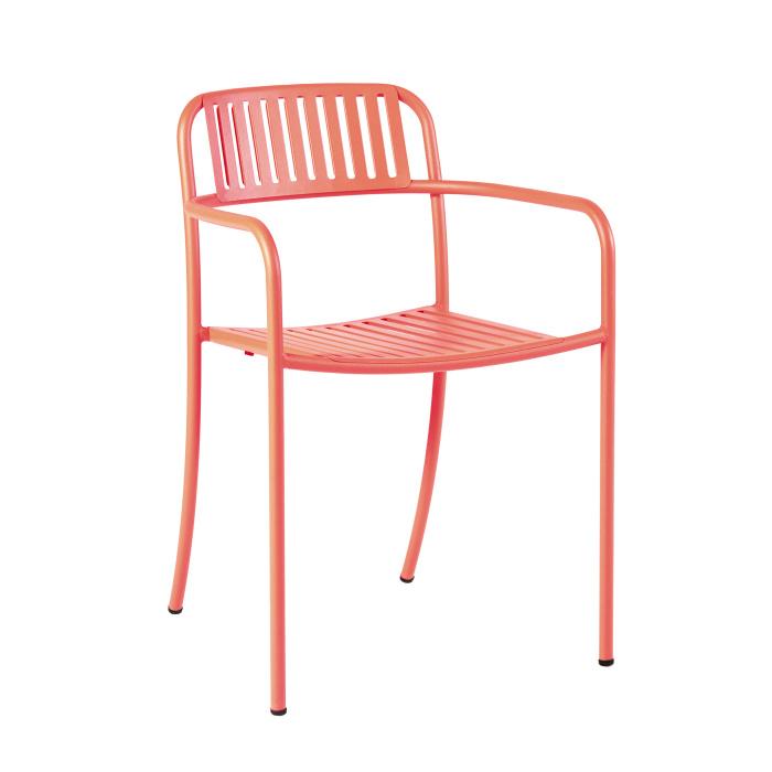 FAUTEUIL LOUNGE PATIO LAMES, Tolix