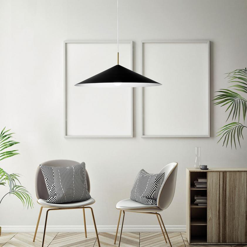 Lampe suspension en métal Samoi, Miloox