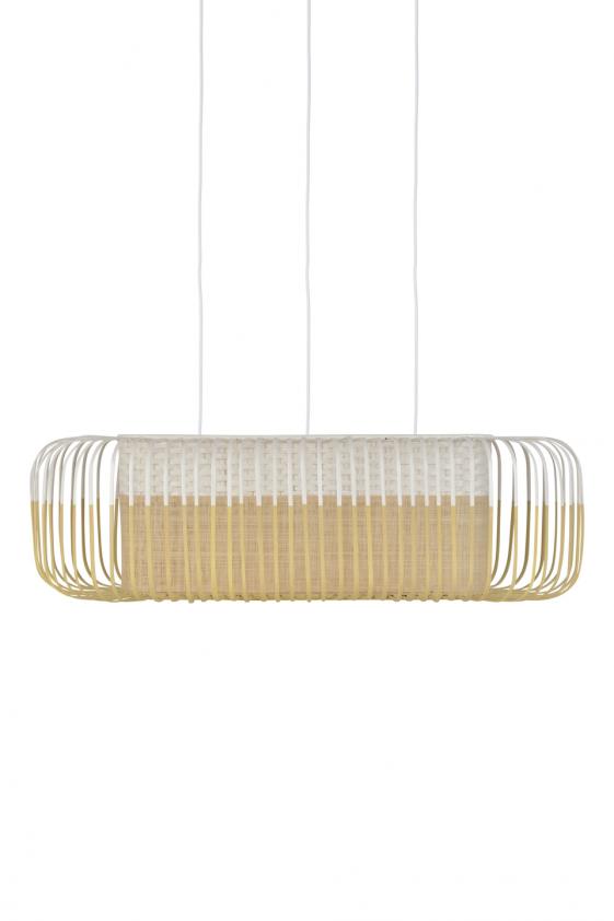 Suspension Bamboo oval L noir, Forestier