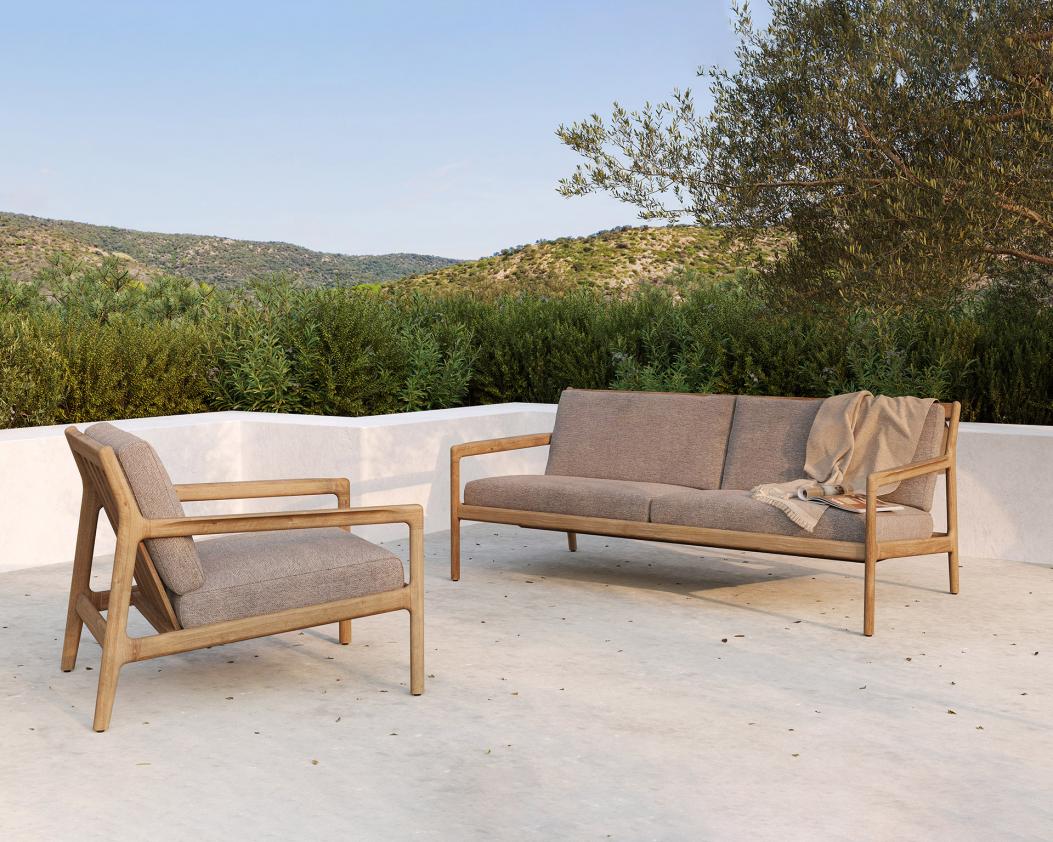 Fauteuil de jardin Jack en teck, Ethnicraft