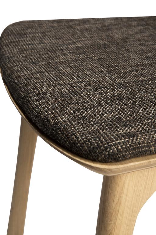 Chaise Bok en chêne assise tissu, Ethnicraft
