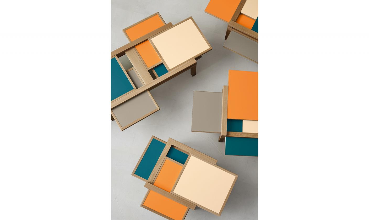 Table basse Par4 - H40, Sculptures jeux