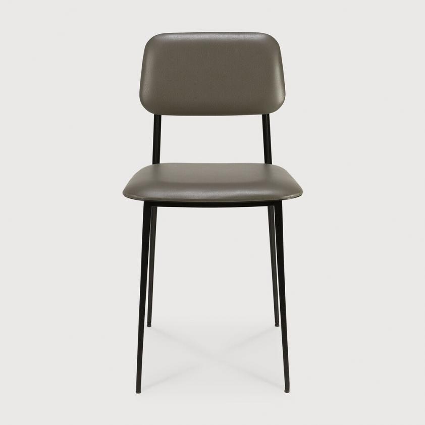 Chaise DC - cuir vert olive, Ethnicraft
