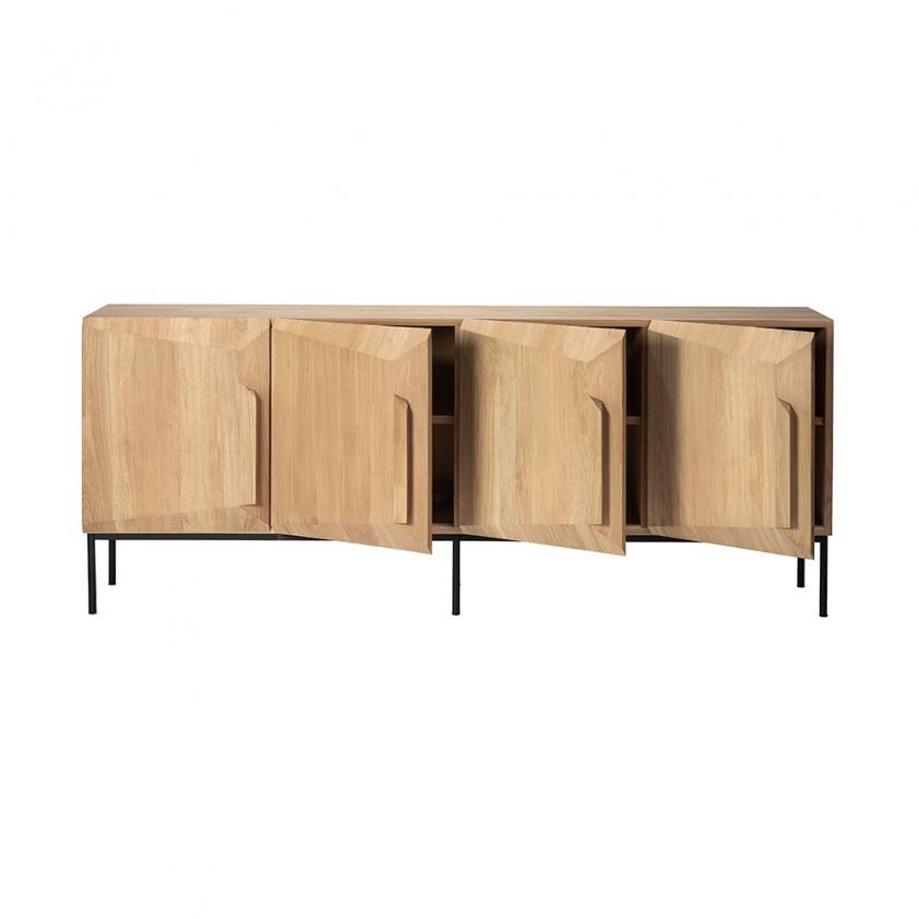 Buffet Stairs en chêne 4 portes, Ethnicraft