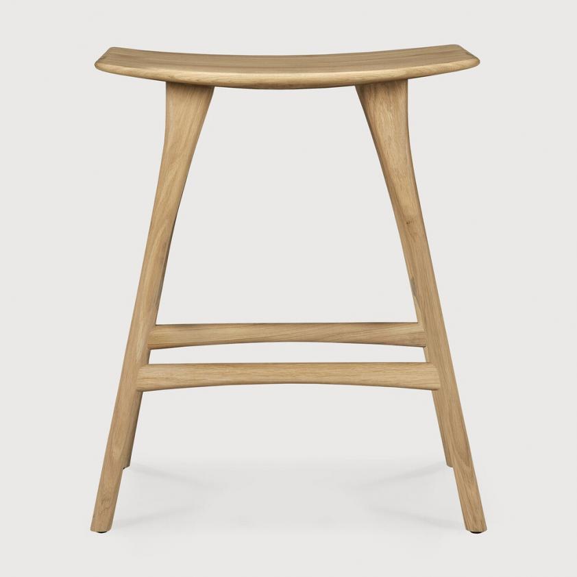 Tabouret de bar Osso en chêne huilée H67, Ethnicraft