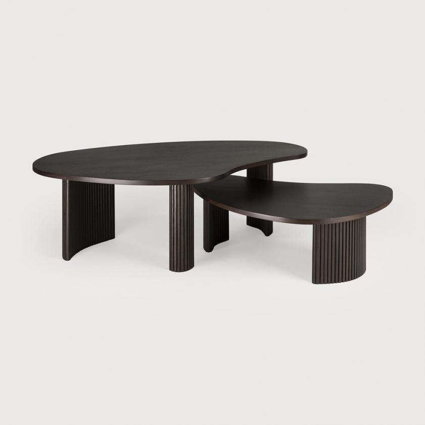 Table basse Boomerang en acajou, Ethnicraft