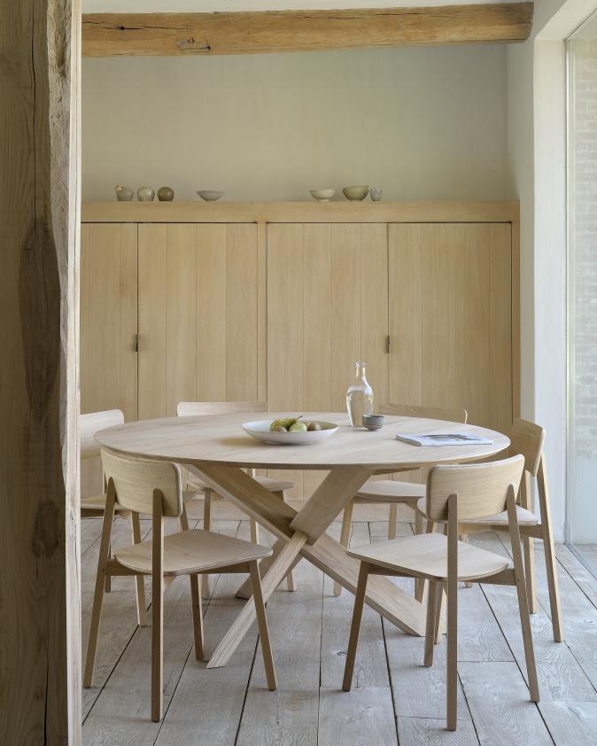 Chaise Casale en chêne - verni, Ethnicraft