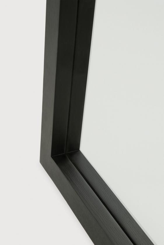 Miroir à poser au sol Light Frame en chêne noir - verni, Ethnicraft