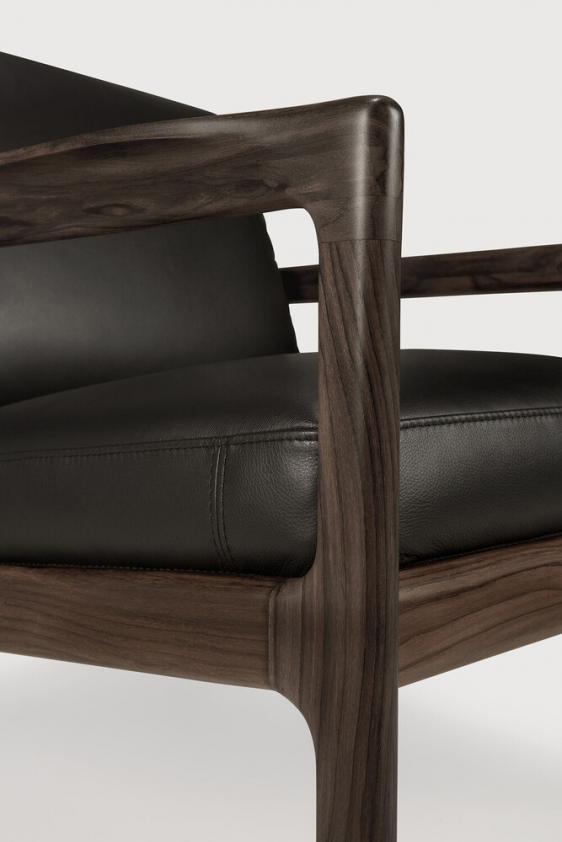 Fauteuil Jack en bois de rose – ivoire, Ethnicraft
