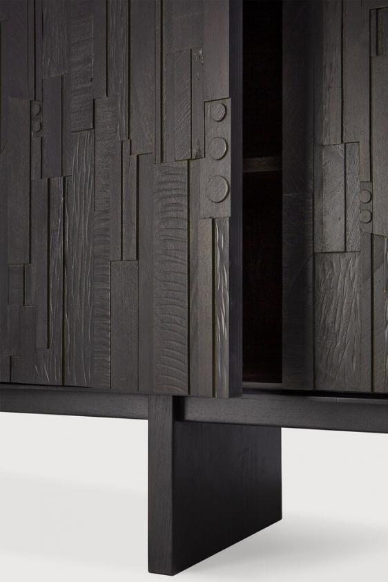 Buffet Mosaic en teck 4 portes, Ethnicraft