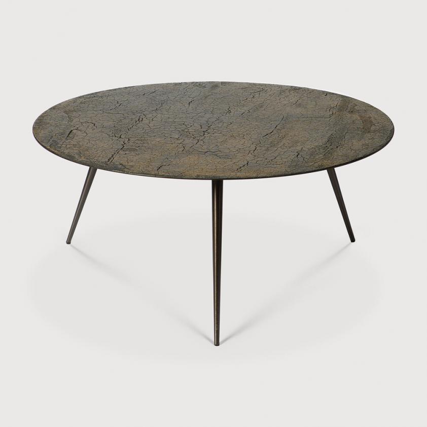 Table basse Luna - lava - whisky 80 cm, Ethnicraft