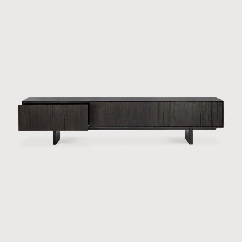 Meuble TV Mosaic en teck 2 tiroirs, Ethnicraft