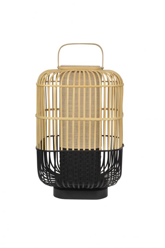 Lampe Bamboo square L blanc, Forestier