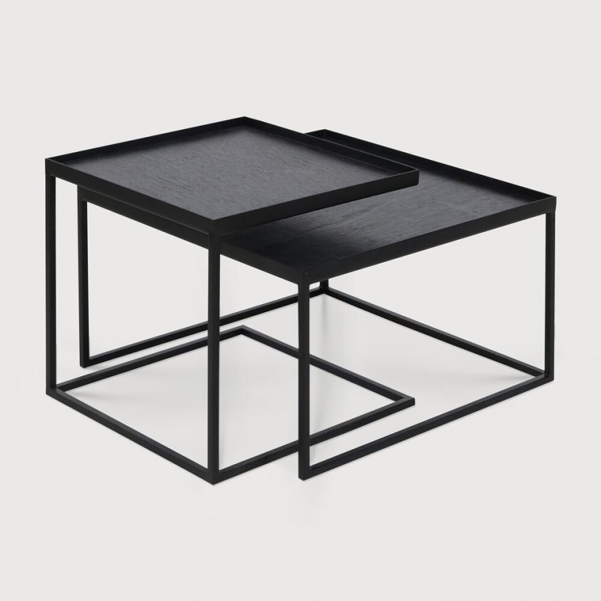Set de tables à plateau Square, Ethnicraft