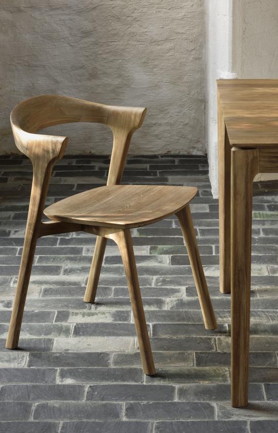 Chaise Bok en teck finition brut, Ethnicraft