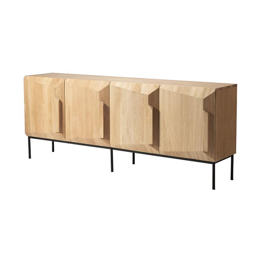 Buffet Stairs en chêne 4 portes, Ethnicraft