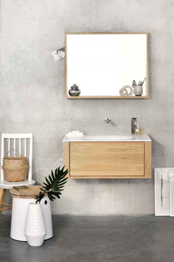 Miroir Oak Qualitime en chêne, Ethnicraft