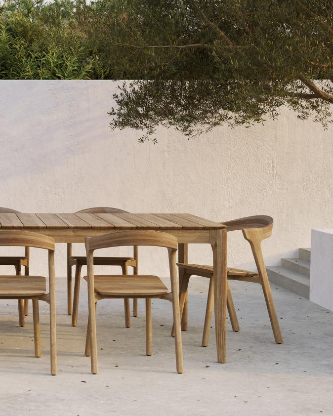 Chaise de jardin Bok en teck, Ethnicraft