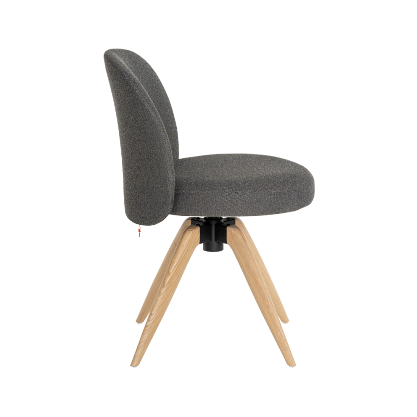 Chaise Neo avec une assise qui pivote à 360°, Mobitec