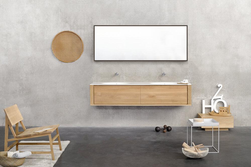Miroir Oak Qualitime en chêne, Ethnicraft