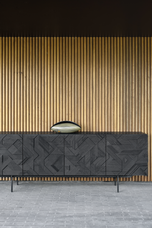 Buffet Graphic en Teck - 4 portes, Ethnicraft