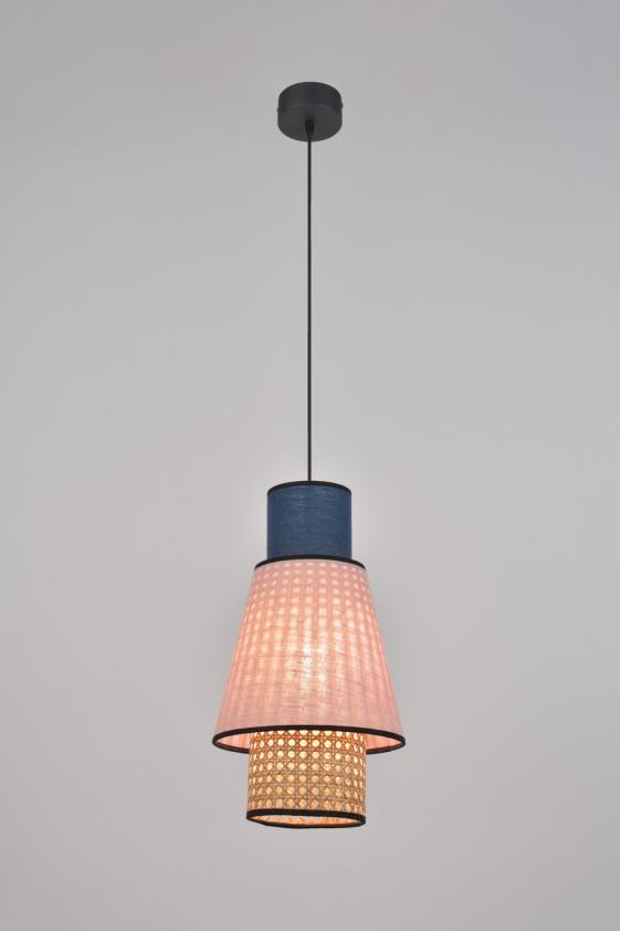 Suspension Singapour Xs Rose Indigo, Market set