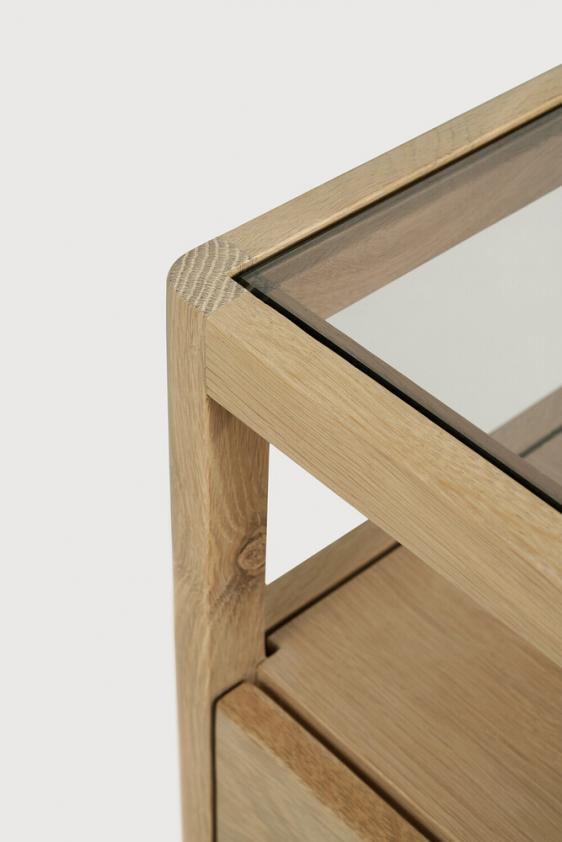 Table de chevet Spindle en chêne, Ethnicraft