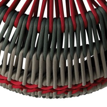 Pouf TAM TAM red et kaki, Sifas