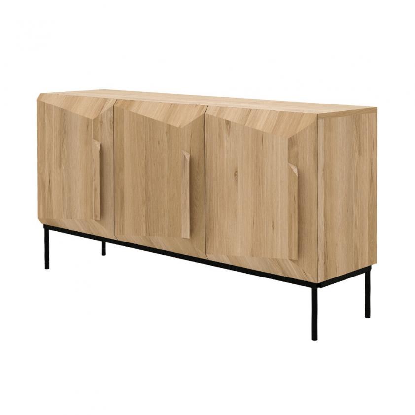 Buffet Stairs en chêne 3 portes, Ethnicraft