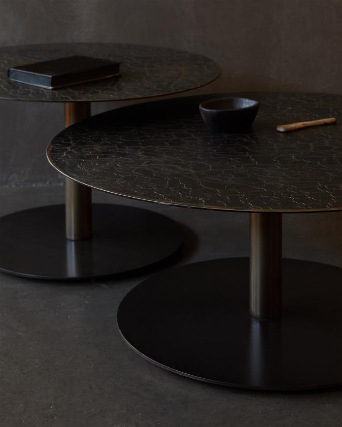 Table basse Sphere - terre d&#039;ombre, Ethnicraft