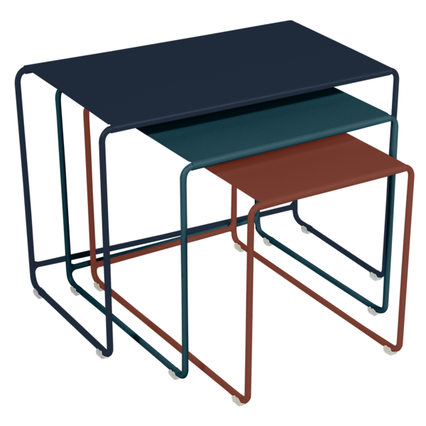 Trilogie de tables basses gigognes OULALA, Fermob