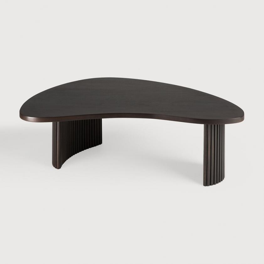 Table basse Boomerang en acajou, Ethnicraft
