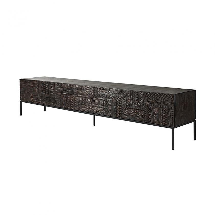Meuble TV Tabwa en teck 2 tiroirs, Ethnicraft