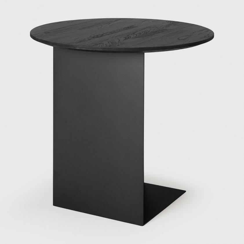 Table d&#039;appoint Arc en teck noir, Ethnicraft