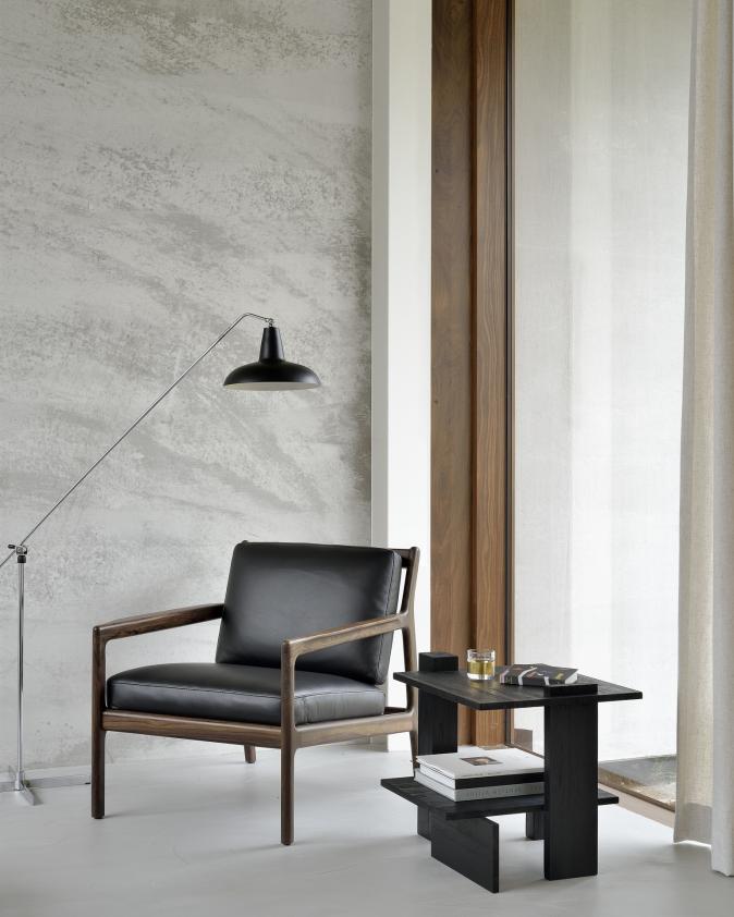 Table d&#039;appoint Abstract en teck, Ethnicraft